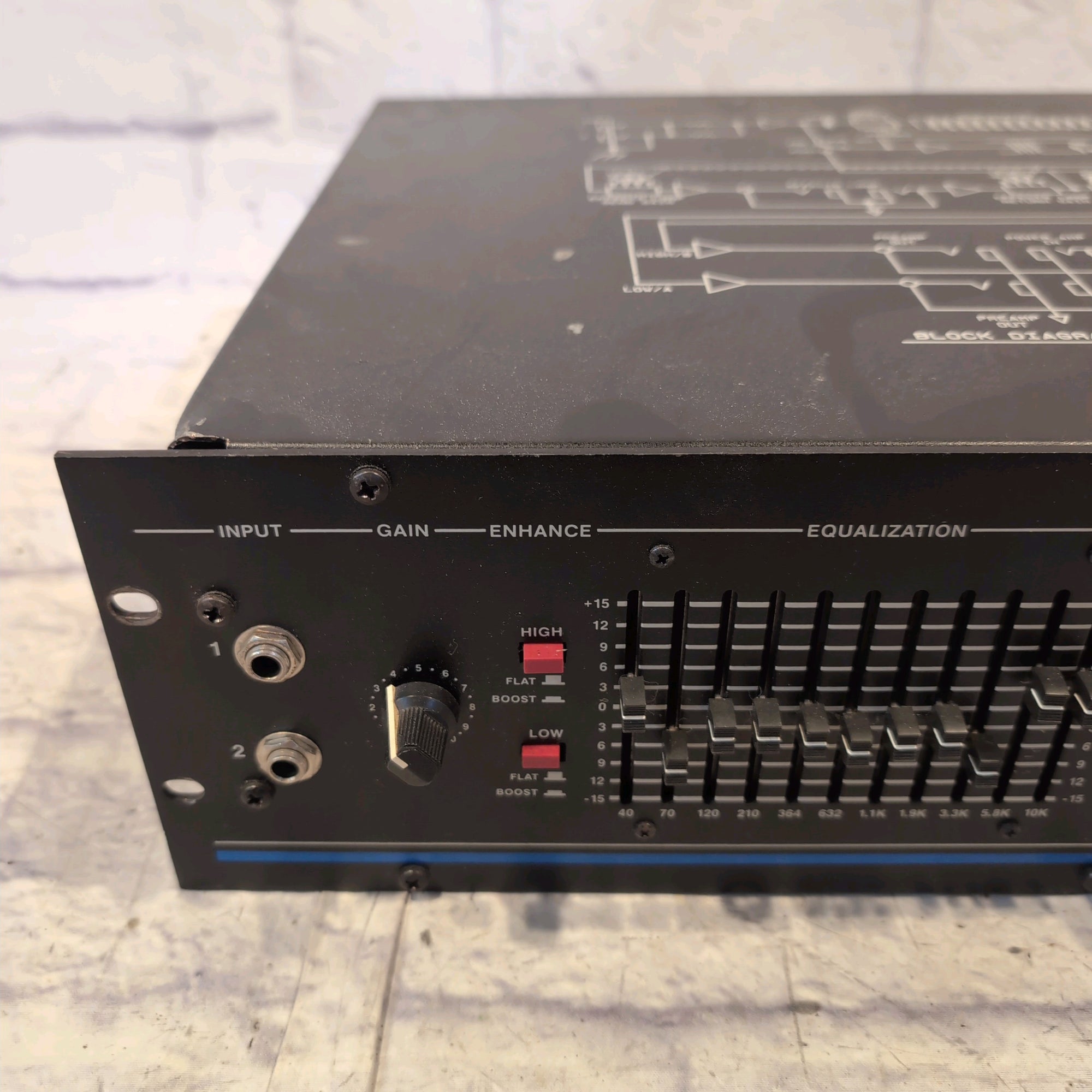 Fender BXR Dual Bass 400 Rack Mount Bass Amp Head