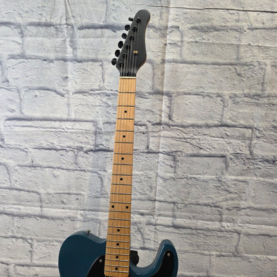 Partscaster T-Style With Case Electric Guitar