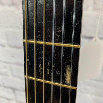 Unknown Japanese Classical Guitar w/case + strap