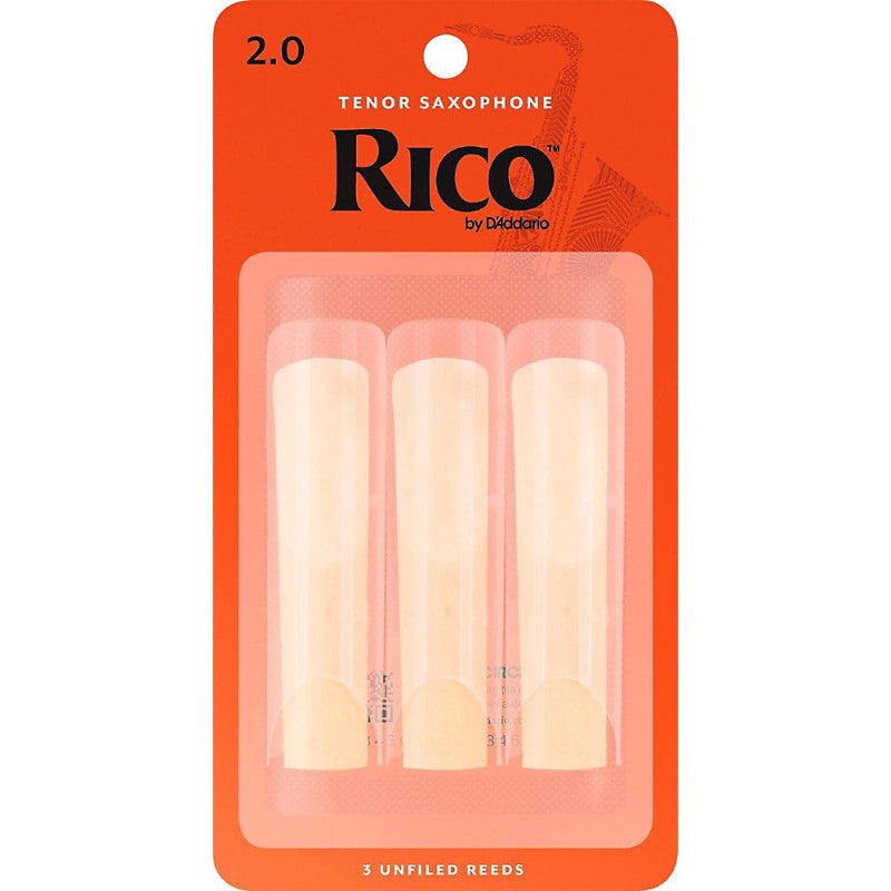 Rico Tenor Saxophone Reeds 2.0  3-Pack