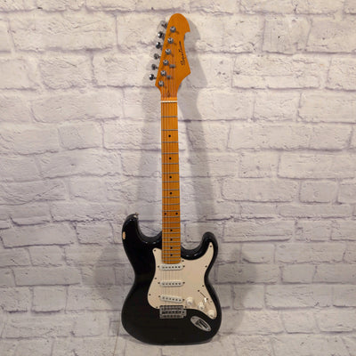 Spectrum Strat Black Electric Guitar