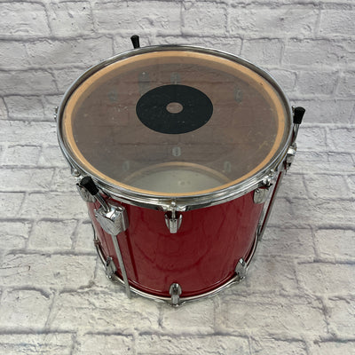 Premier 16 Polychromatic Red Floor Tom - Evolution Music