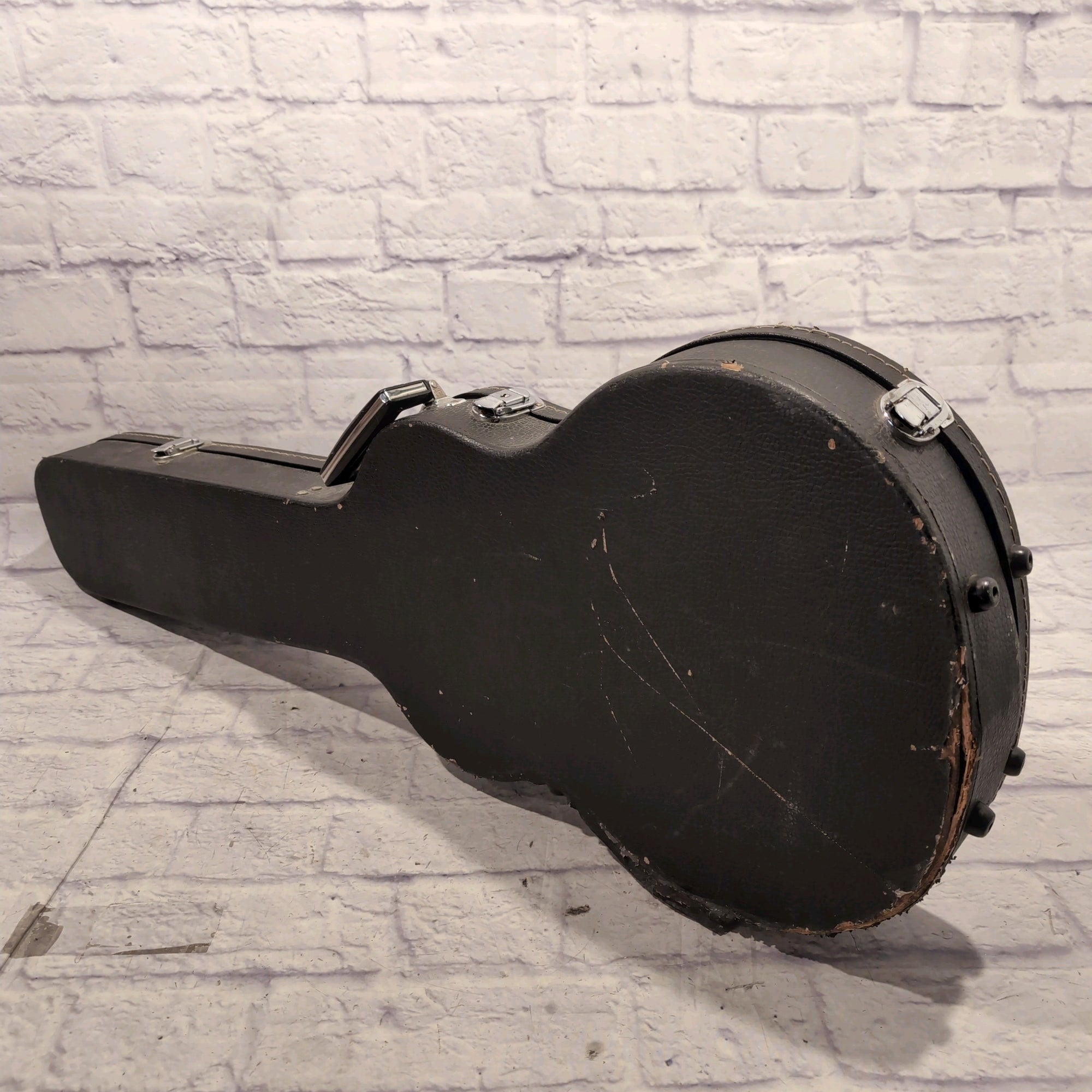 Unknown Vintage Les Paul Hard Case Olive Interior