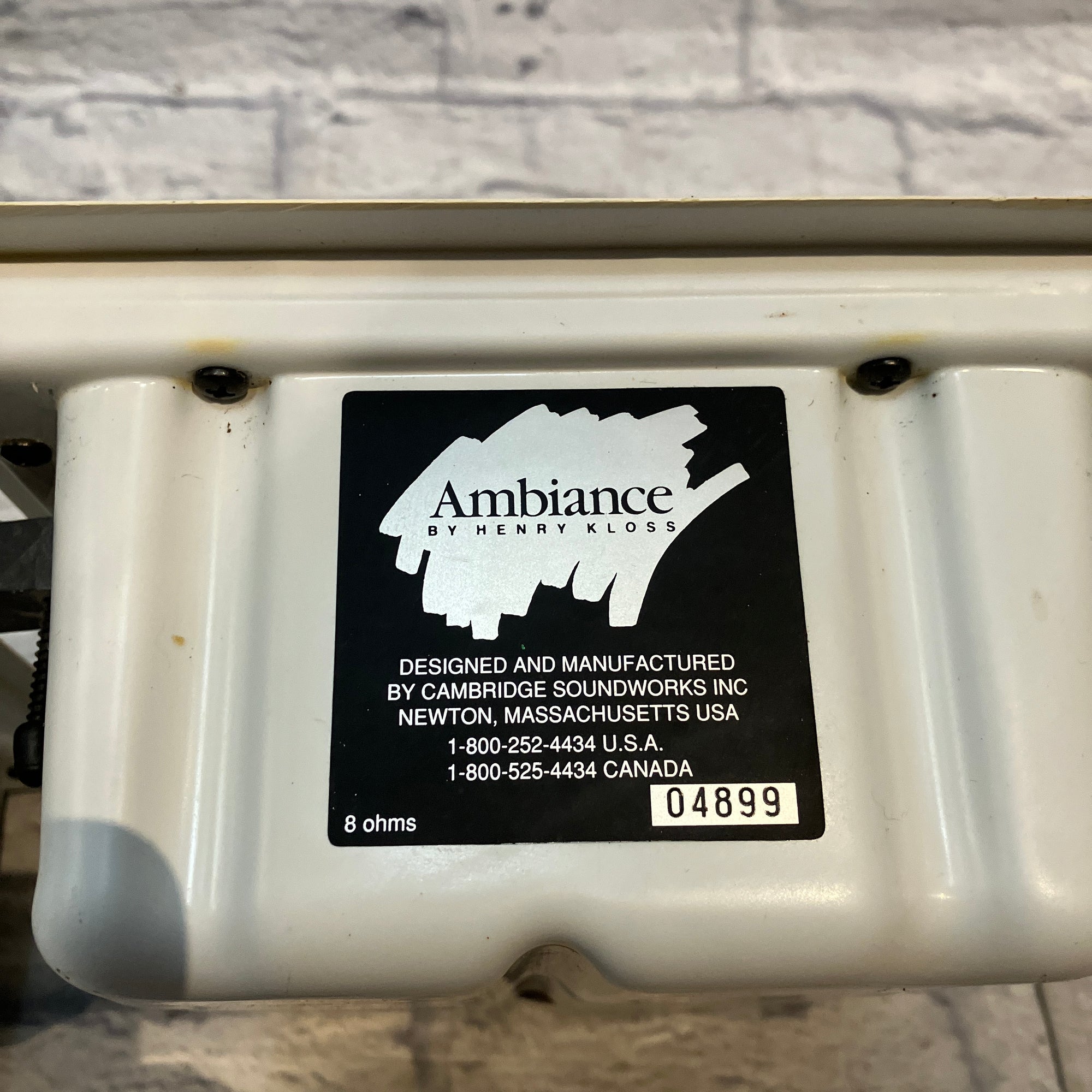 Cambridge Sound Works Ensemble Henry Kloss Studio Monitor Wall Mounted Pair