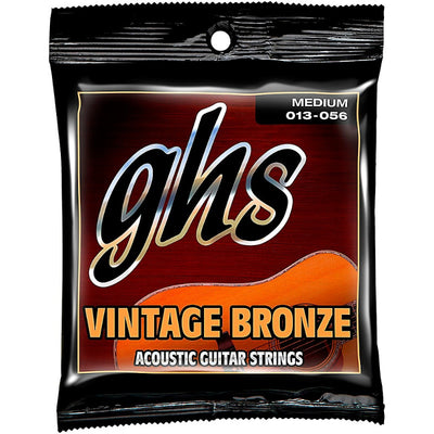 GHS Vintage Bronze 13-56 Medium Acoustic Guitar Strings