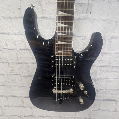 St Blues S&T Custom Trans Black Solid Body 2HB