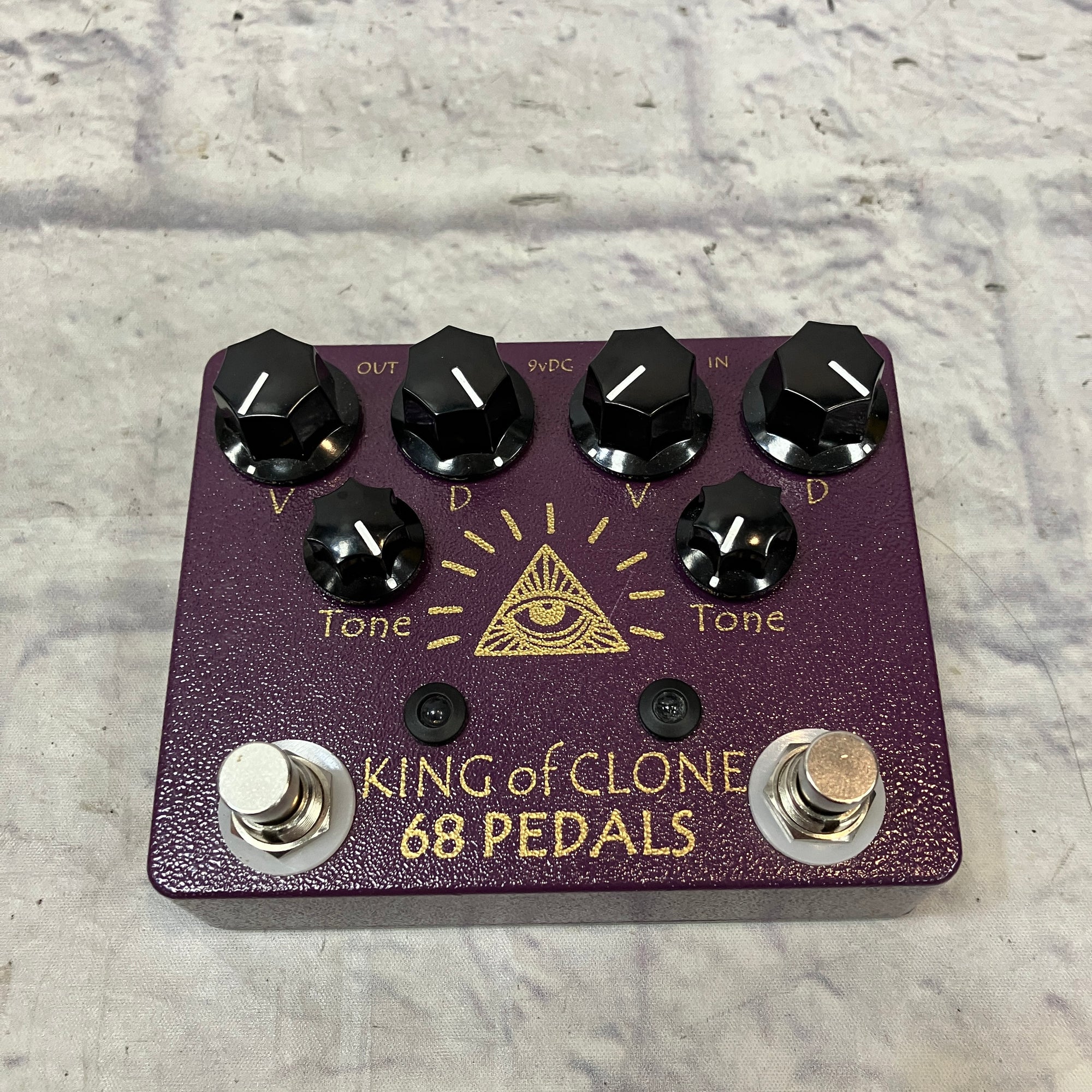 king of clone 68 pedals 68 Pedals King of Clone Overdrive Pedal