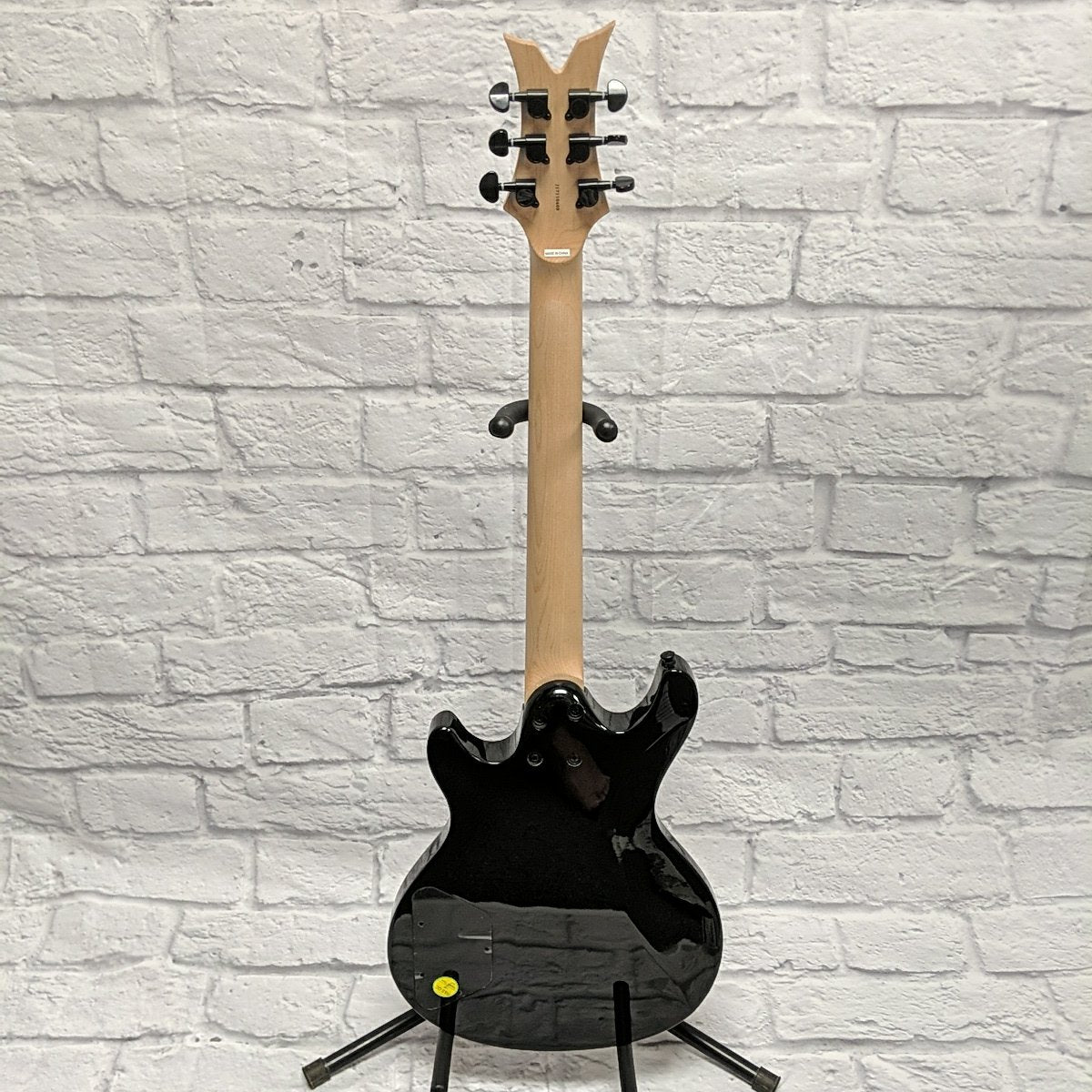 Dean Icon X Flame Top Charcoal Burst