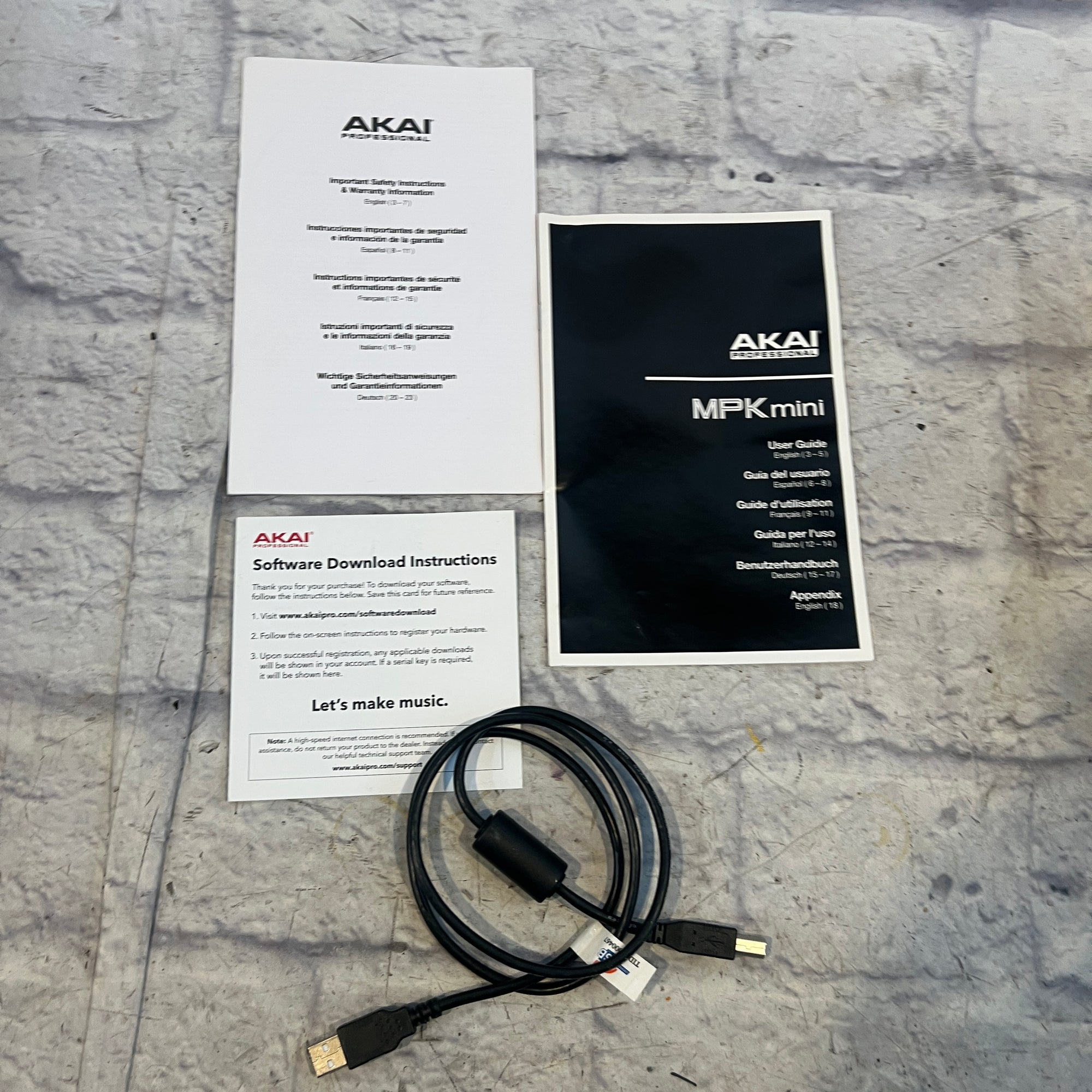 Akai MPK Mini with padded keys