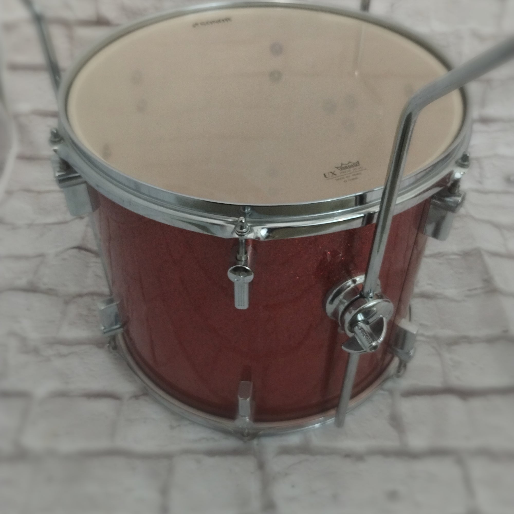 Sonor AQ2 Safari Red Sparkle Drum Kit 10 14 16