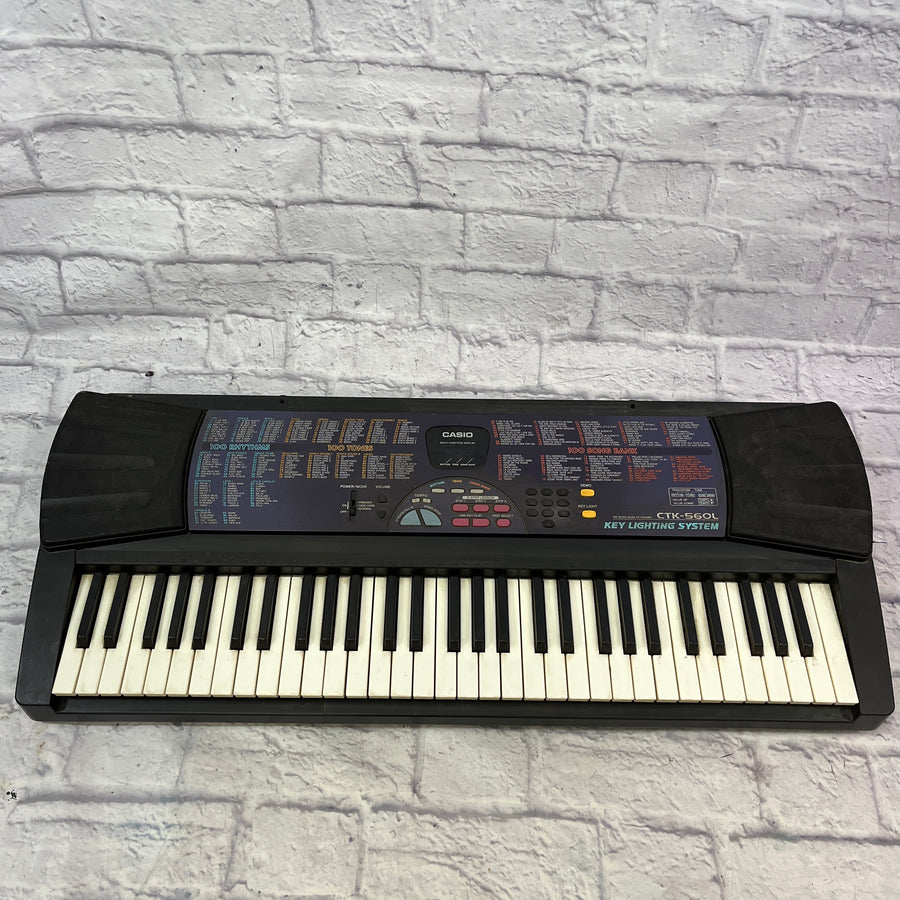 Casio CTK-560L 61-Key Lighted Key Keyboard
