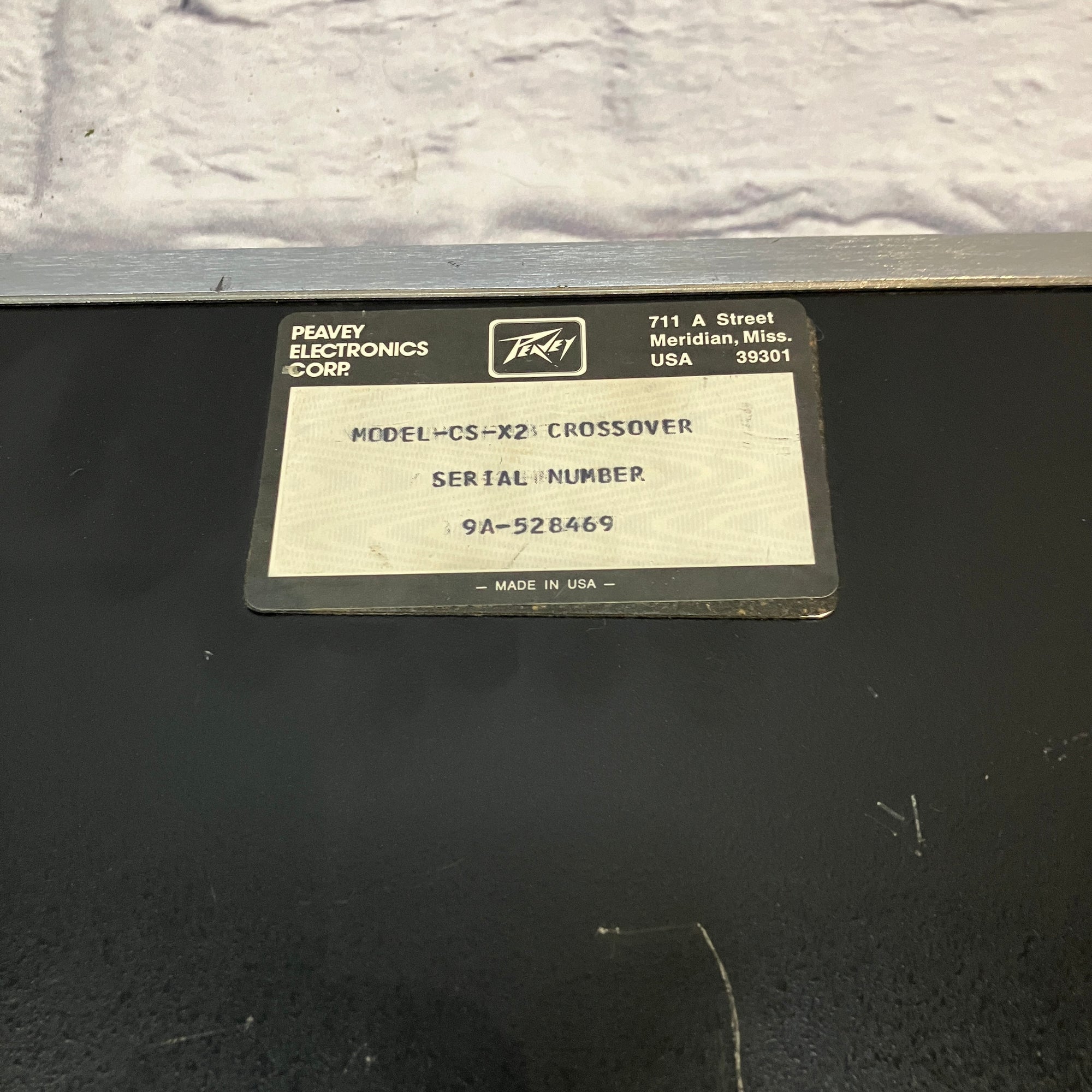 Peavey CS-x2 Rackmount Crossover