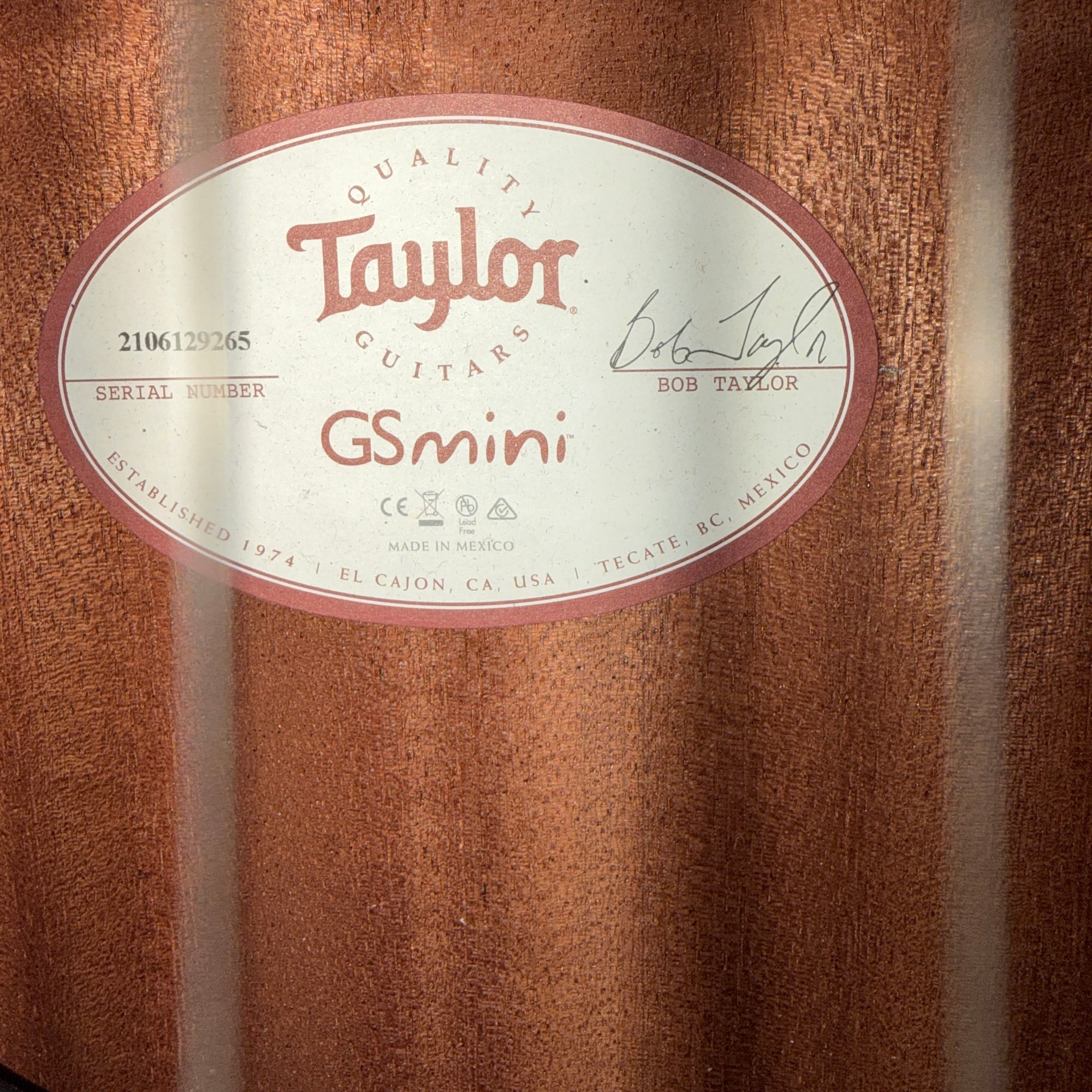 Taylor Taylor GS Mini Mahogany With Case