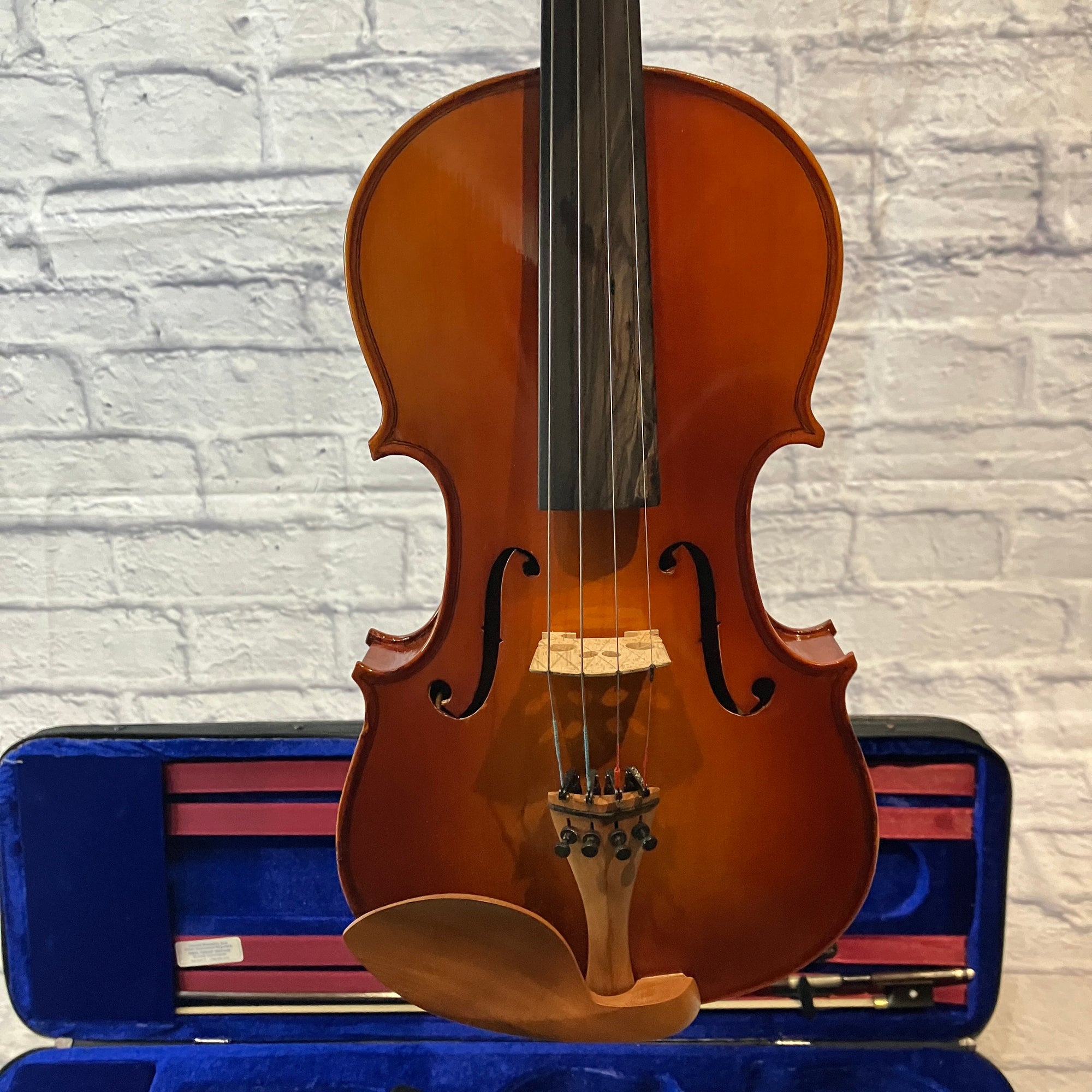 Unknown Beginner 4/4 Full Size Violin w/ Case and Bow