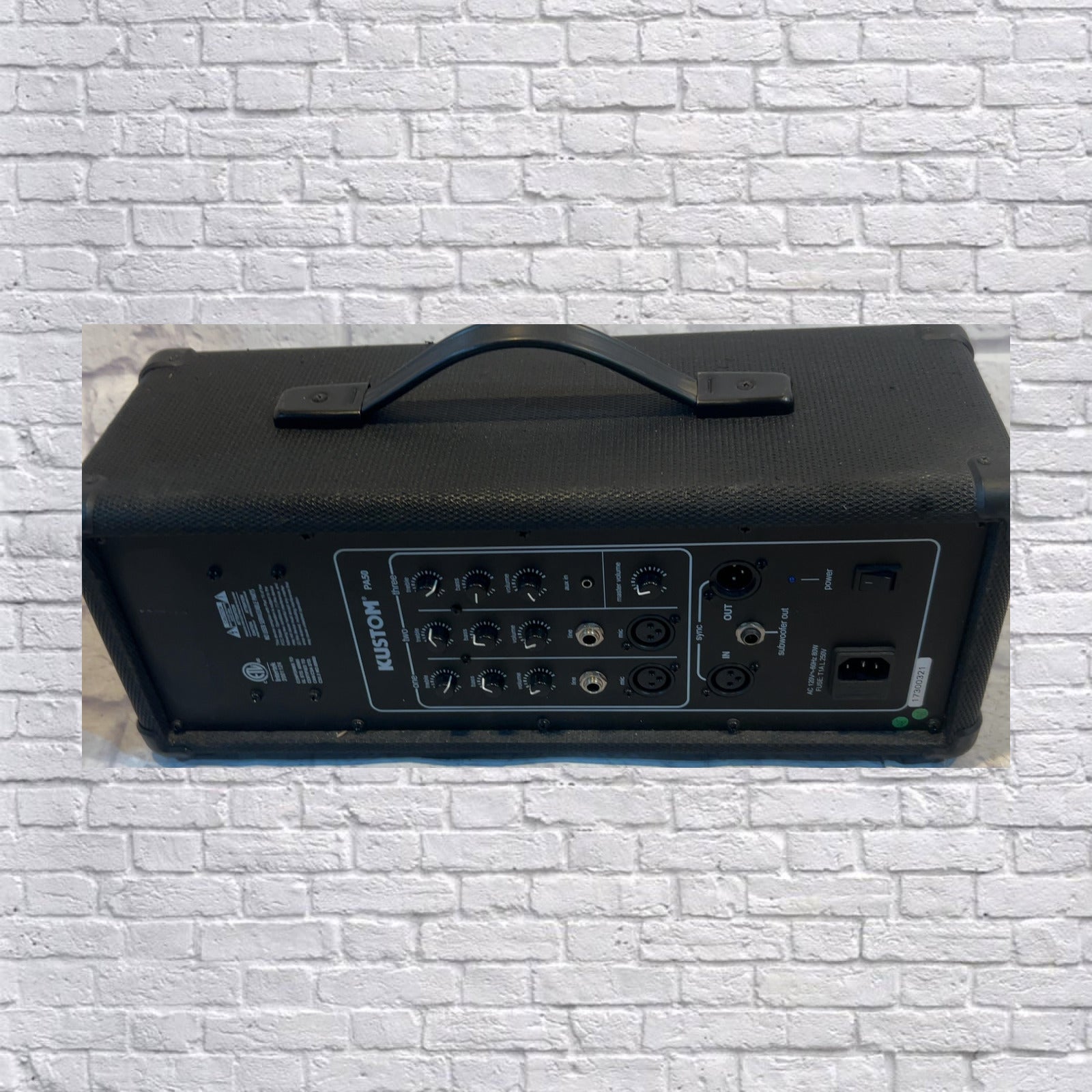 Kustom PA50 Portable Powered Speaker Powered Speakers 1x (Small)
