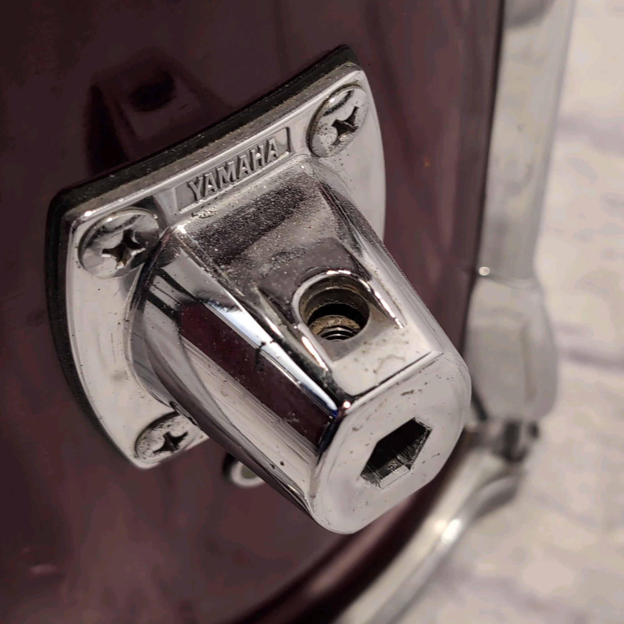 1990s Yamaha Indonesia Stage Custom 12x 10" Wine Red Stain Tom