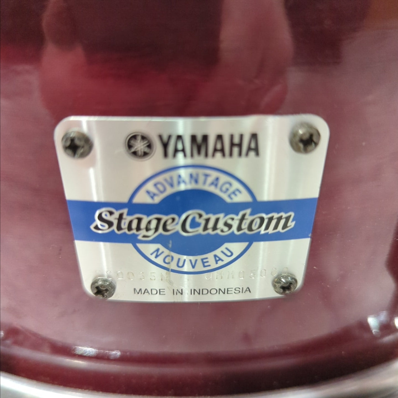 Yamaha Stage Custom Advantage Nouveau 14" x 5.5" High Gloss Cherry Lacquer