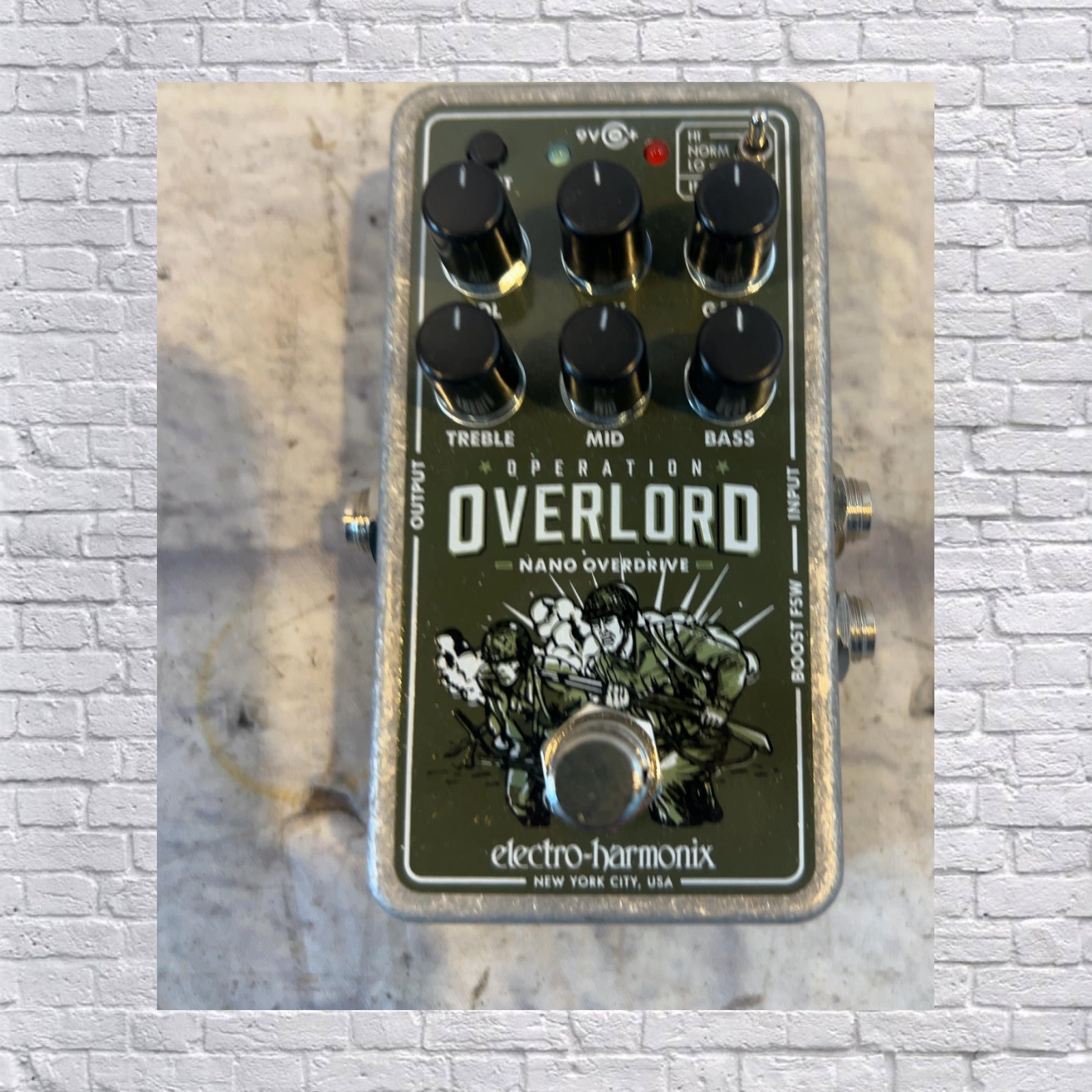 Electro-Harmonix Operation Overlord Nano Overdrive Pedal Overdrive pedal