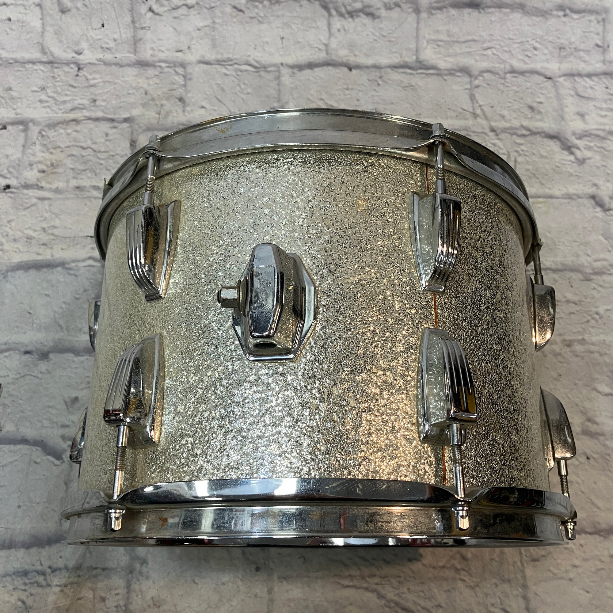 Vintage Ludwig Silver Sparkle Rack Tom