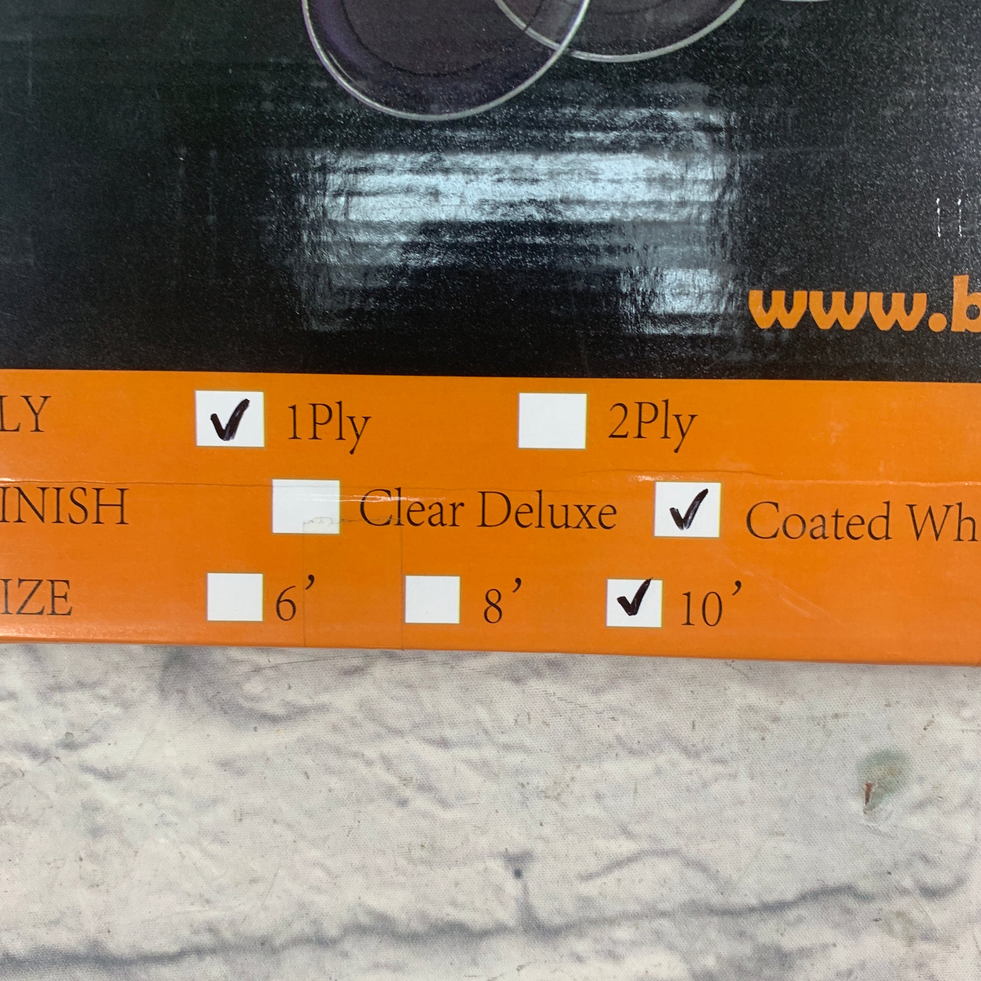 Bullseye 10 Single Ply Drum Head