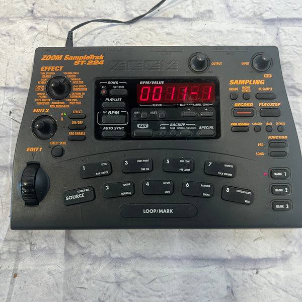 ZOOM SAMPLETRAK ST224 Sampling Studio