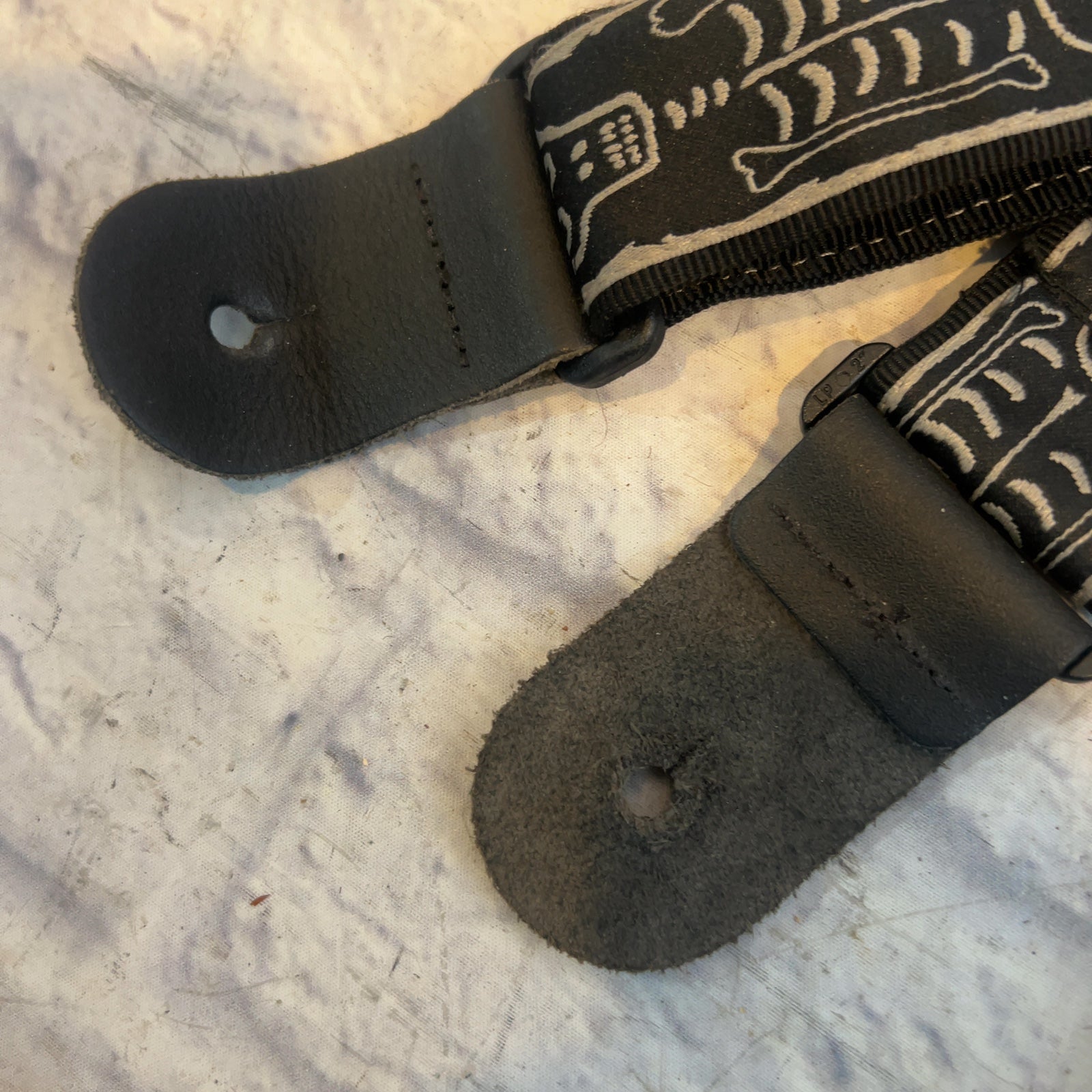 D'Addario Joe Satriani Skull & Bones Guitar Strap Strap