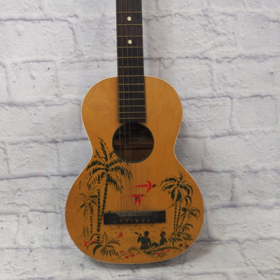 Supertone F33 Hawaiian Parlor Guitar NEEDS NUT