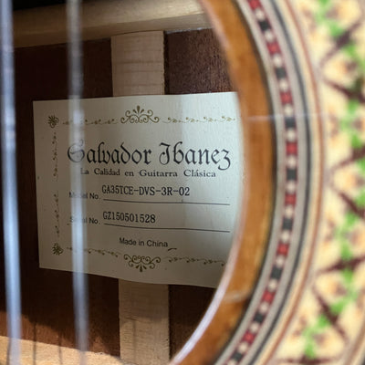 Ibanez GA35TCE Thinline Acoustic-Electric Classical Guitar