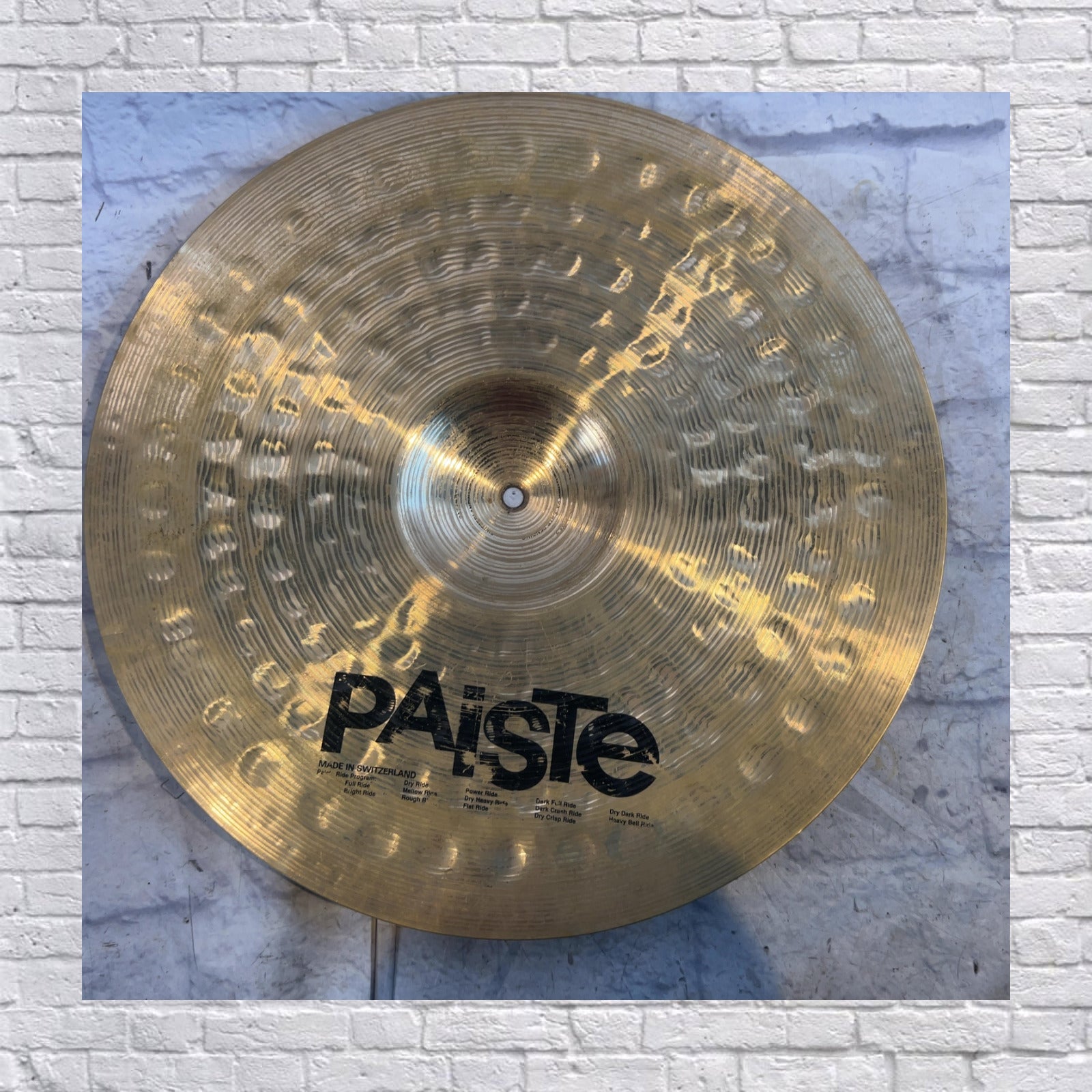 Paiste 20 Signature Dry Ride CRACKED AS-IS Ride Cymbal