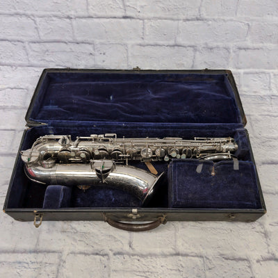 Vintage 1920s Wurlitzer American Low Pitch Saxophone