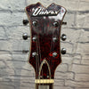 Univox MIJ Semi Hollow Guitar W Case