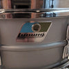 Ludwig L-404 Acrolite 5x14" 8-Lug Aluminum Snare Drum with Rounded Blue/Olive Badge