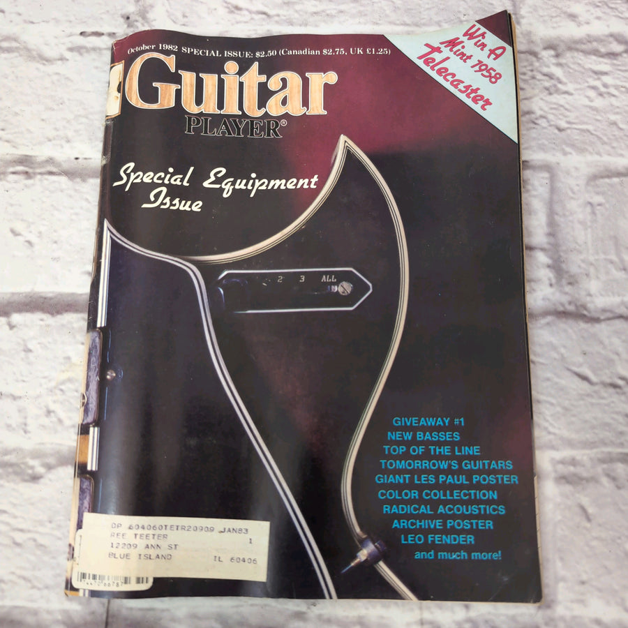 Vintage Guitar Player Magazine - October 1982 - Special Equipment Issue
