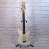 Lotus Strat Copy White 1980s Electric Guitar