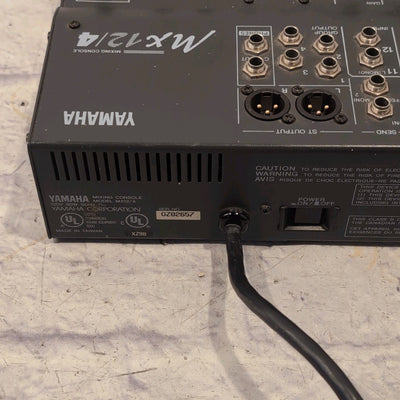 Yamaha MX12/4 12-Channel Mixer Mixing Board w/ DSP