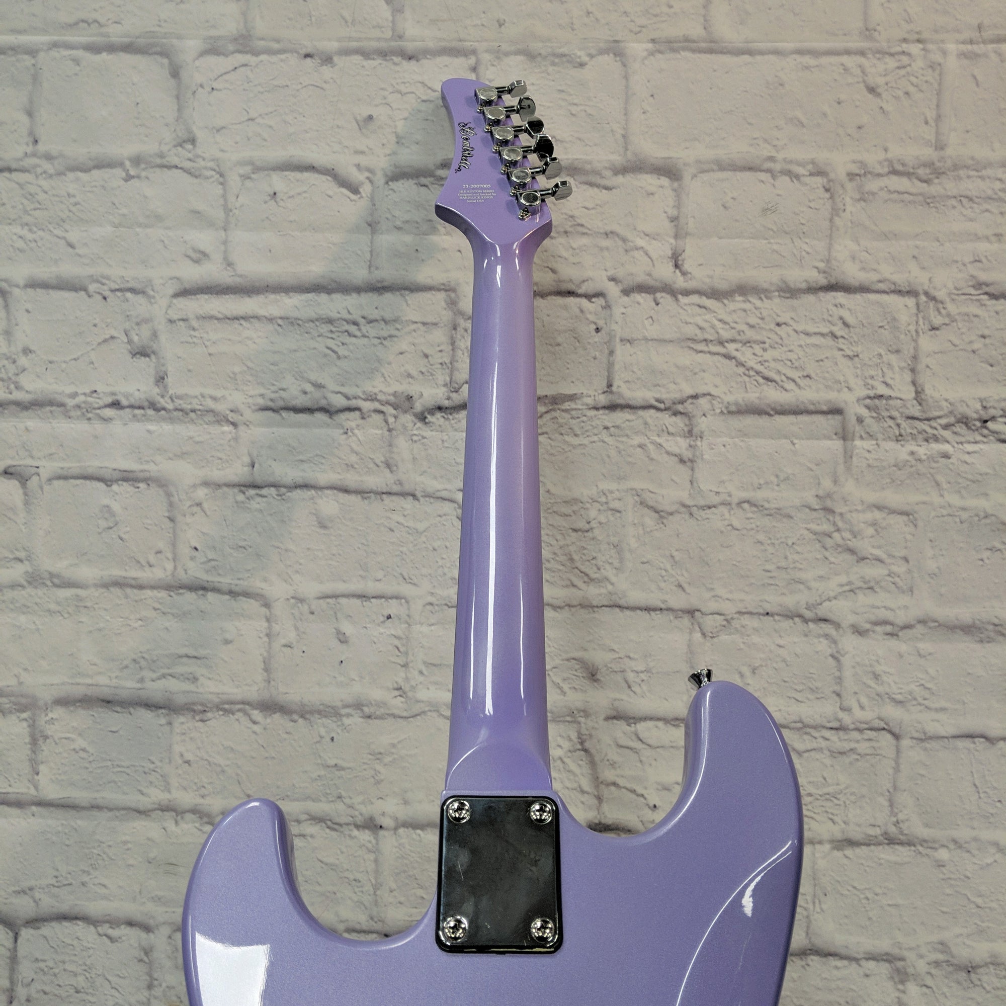 Hard Luck Kings Bombshell Strat Style HH Purple Electric Guitar