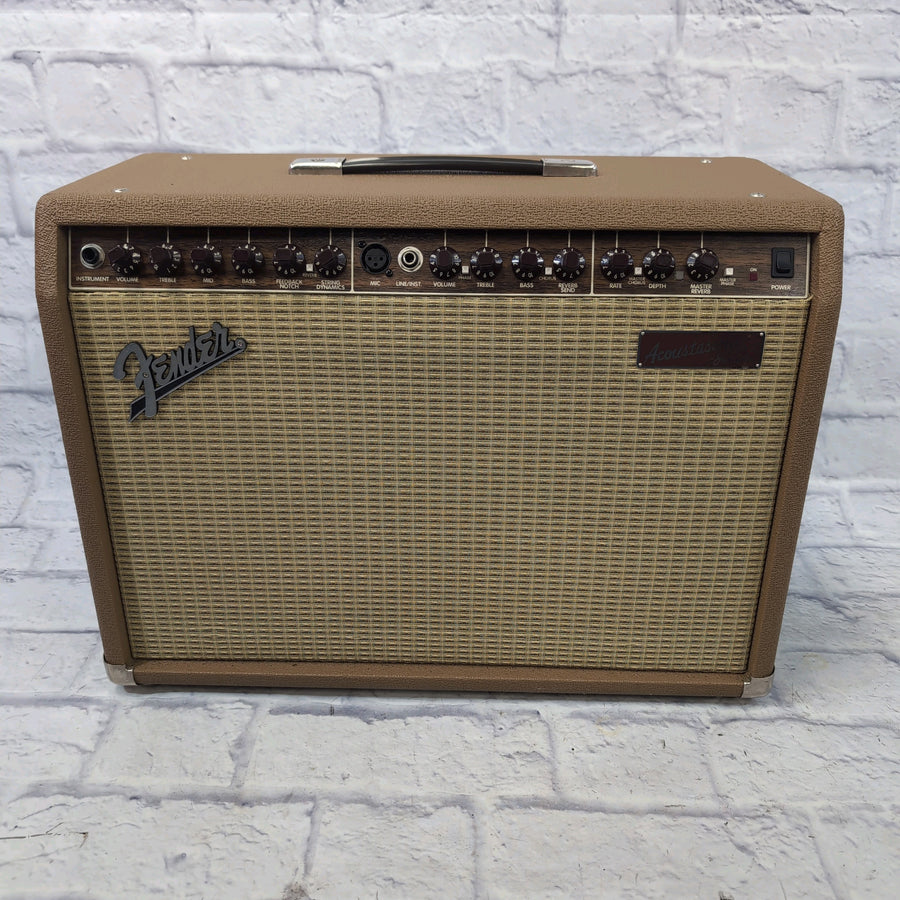 Fender Acoustasonic Junior Acoustic Guitar Combo Amp with Cover