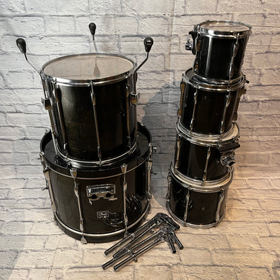 Pearl Export 6 Piece Drum Kit Translucent Black