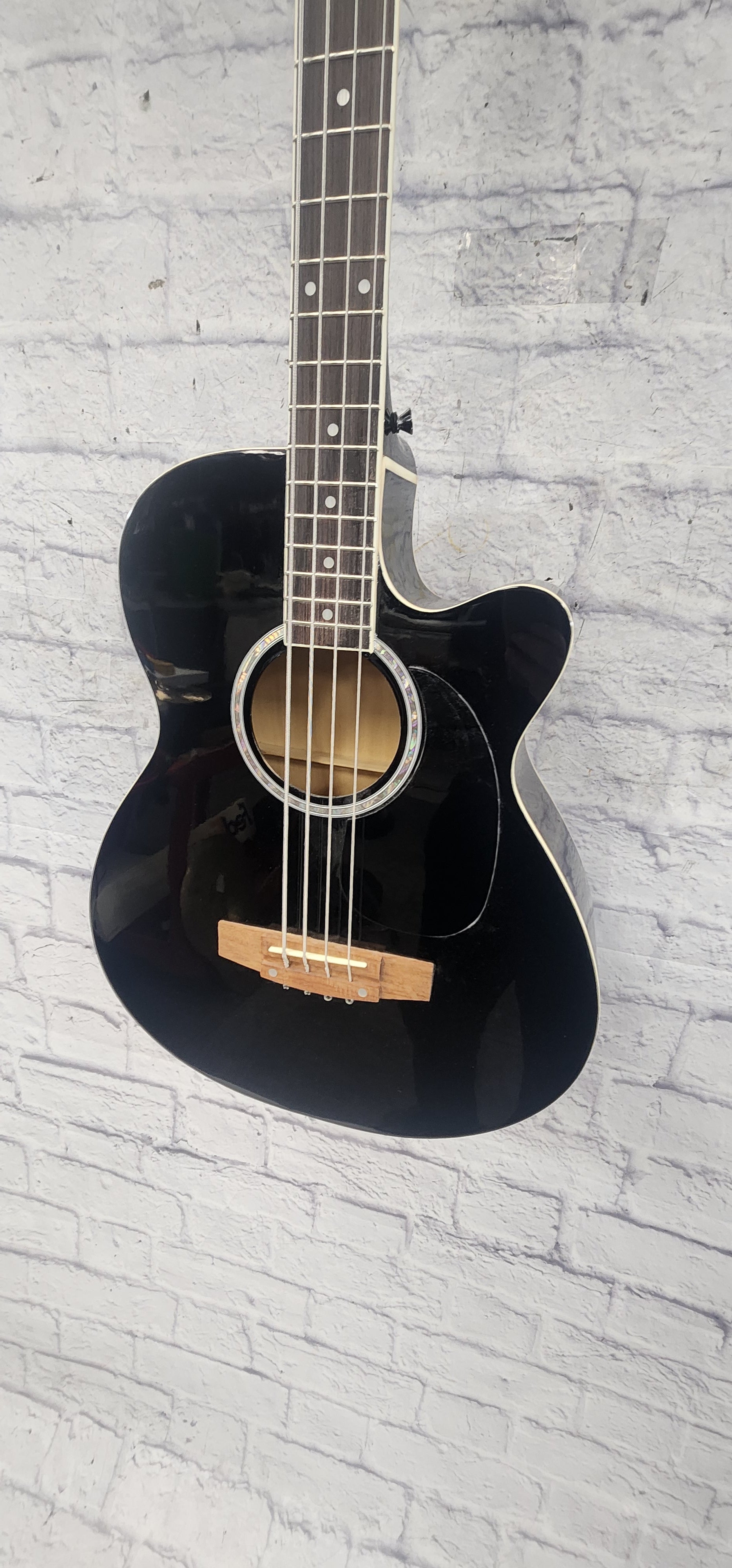 Unknown Short Scale 4 String Acoustic Bass 4 String Bass Guitar