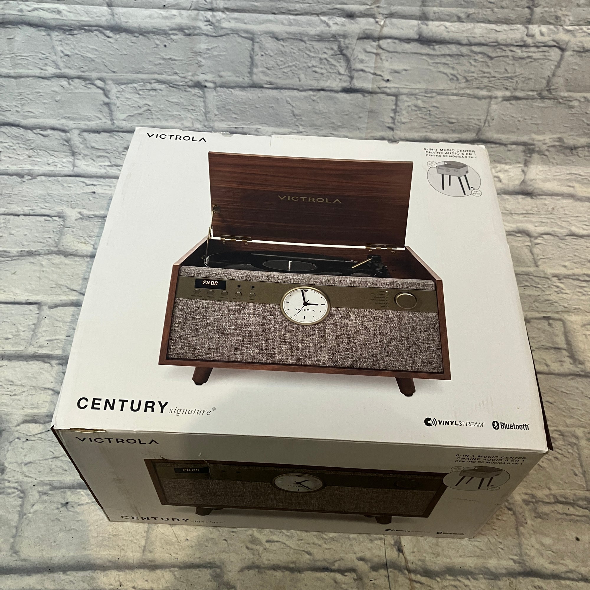 Victrola Century 6-in-1 Vinyl Record Player & Music Center