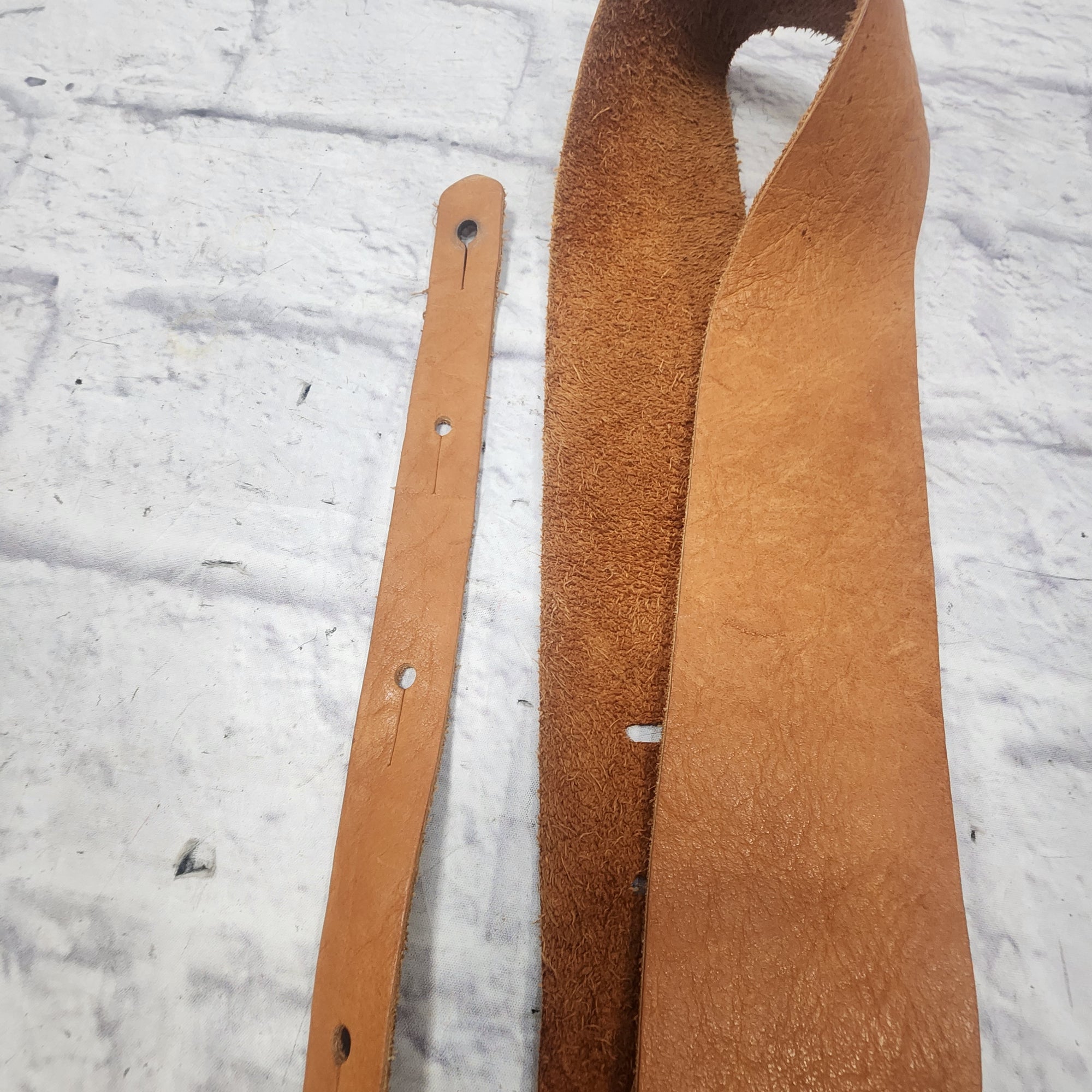 Lekato Leathers 3 Inch Leather Bass or Guitar Strap