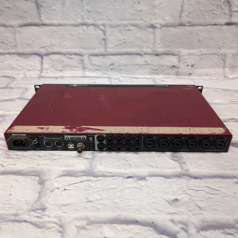 Focusrite Rack Mount Interface Focusrite Scarlett 18i20 Rackmount Interface - Evolution Music