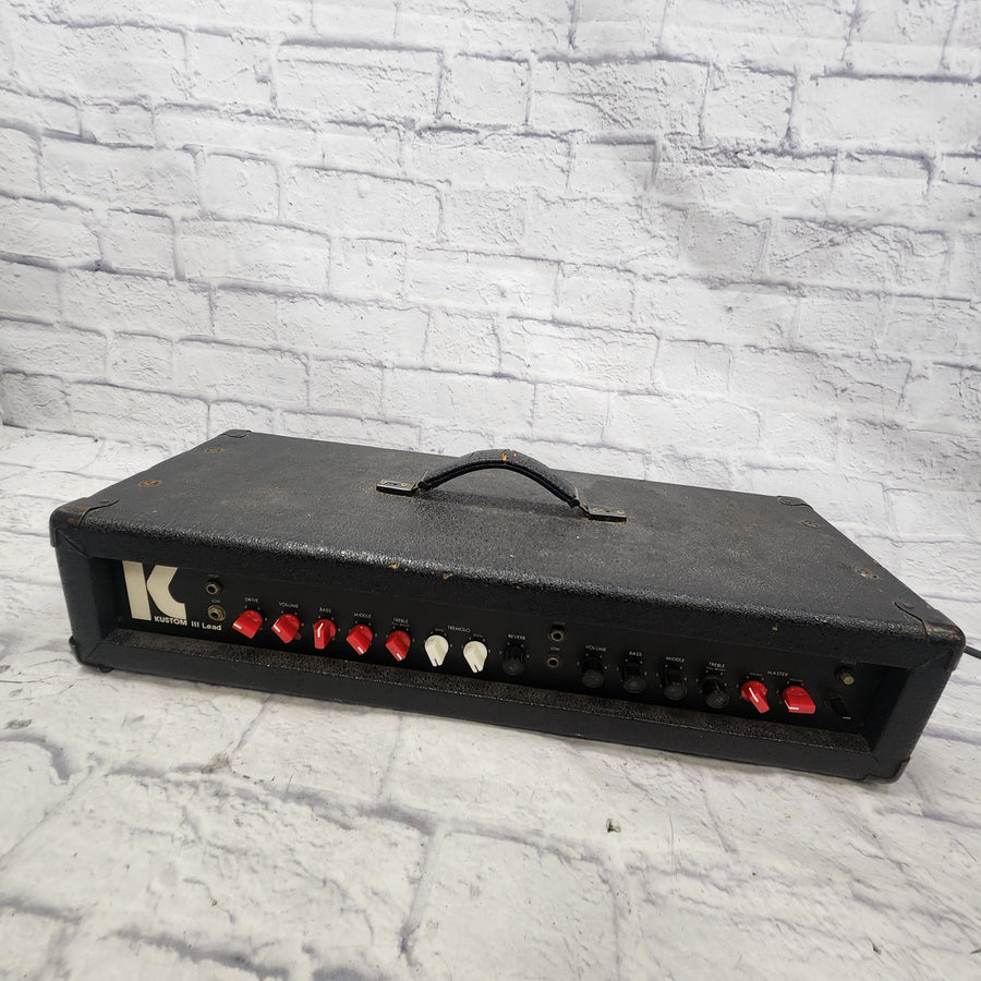Kustom Lead 3 Guitar Head Reverb Out Guitar Amp Head