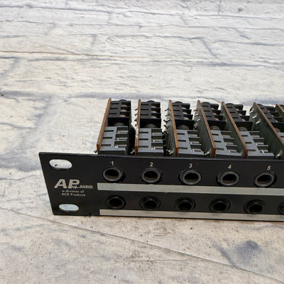 AP Audio Master Patching System Rack Patchbay