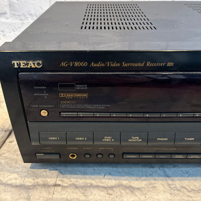 Vintage Teac AG-V8060 Audio/Video Surround Sound Receiver