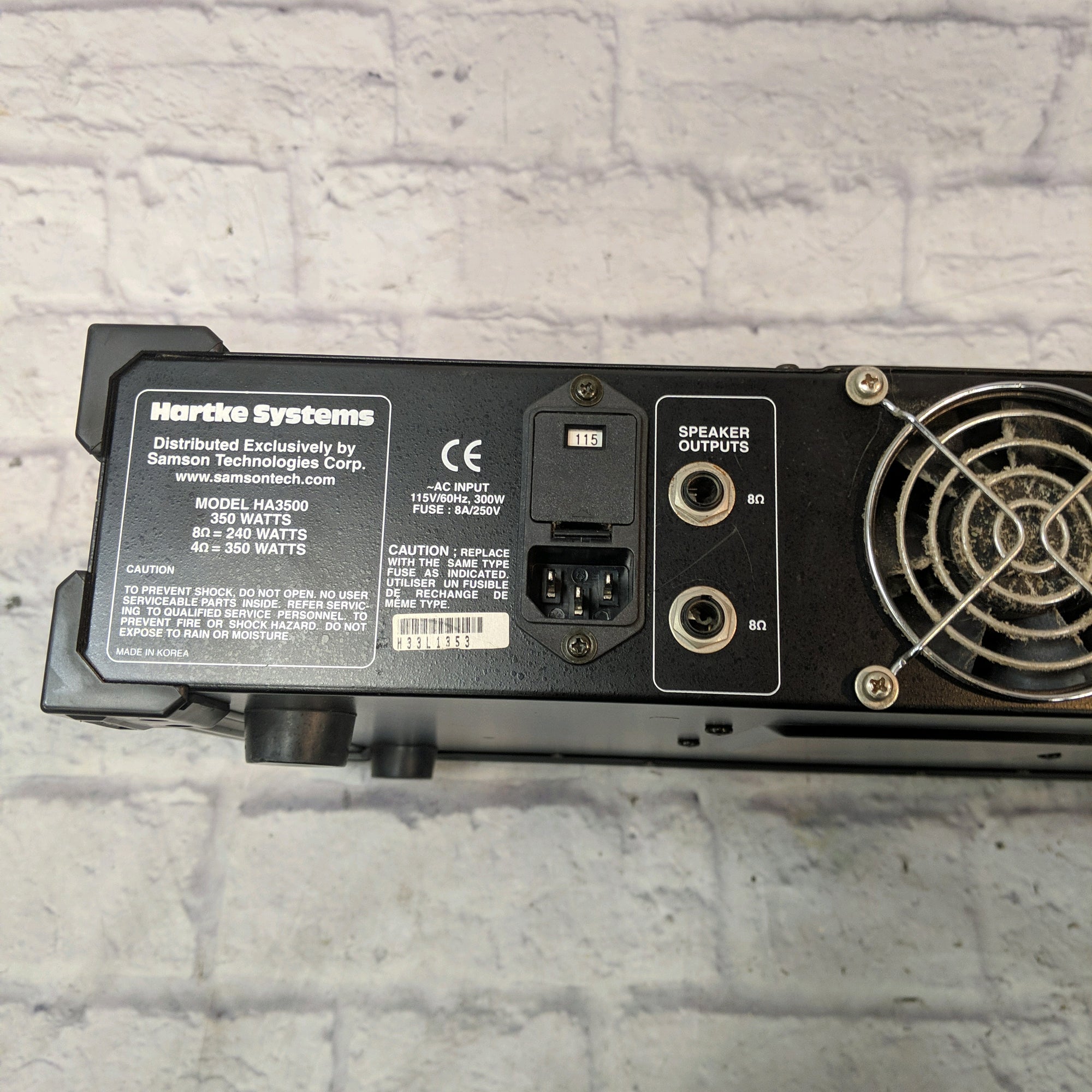 Hartke HA3500 Bass Amp Head