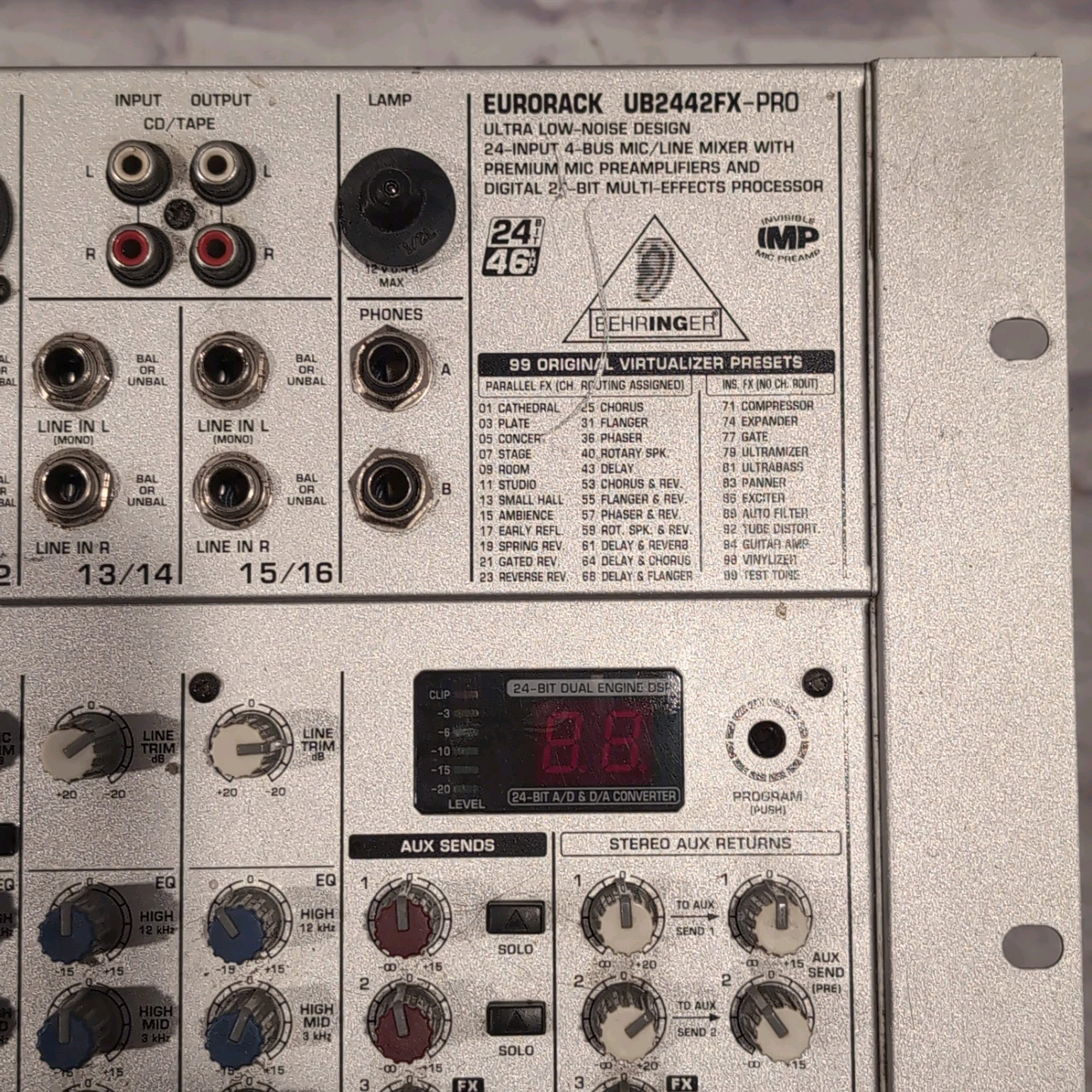 Behringer Behringer UB2442FX-Pro 16 Channel Mixer with Effects
