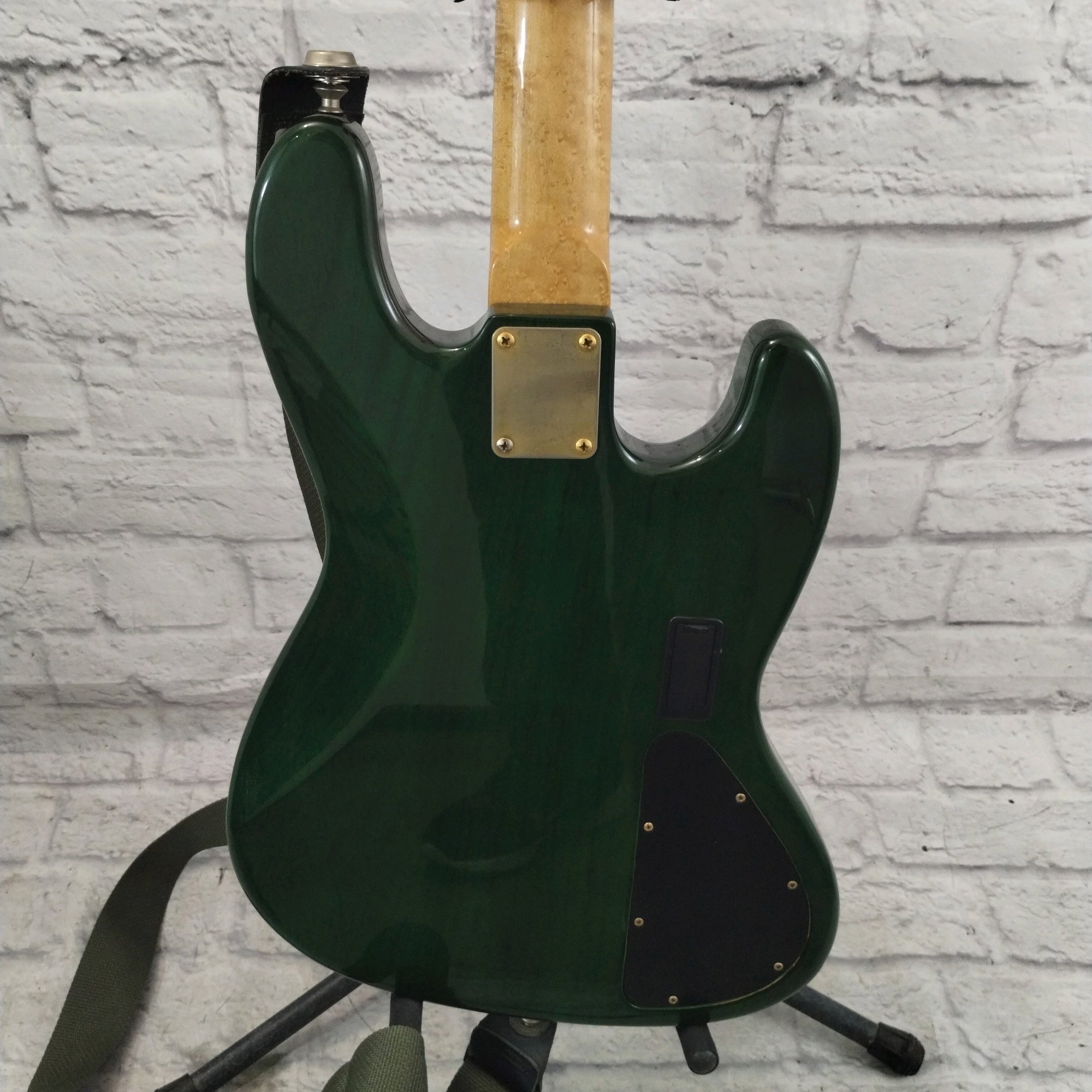 Warmoth Lefty Fretless Jazz 4 String Bass Guitar