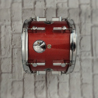 Sonor AQ2 Safari Red Sparkle Drum Kit 10 14 16