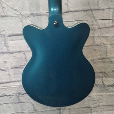 Gretsch G2655t Semi Hollow Electric Guitar Blue Sparkle